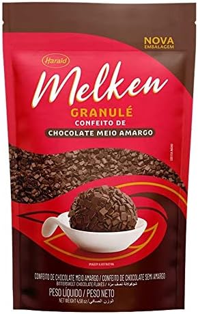 Granulado Melken Granule Meio Amargo 130g Harald