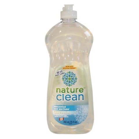 Dishwashing Liquid Unscented -740ml Brand: Nature Clean - Canadian Cover