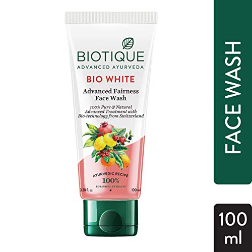 Image of Biotique Bio White Advanced Fairness Face Wash, 150ml & Biotique Bio Neem Purifying Face Wash for All Skin Types, 150ml