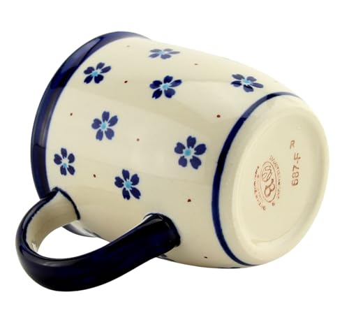 Taza de café de cerámica 12 oz con asa miniatura 4