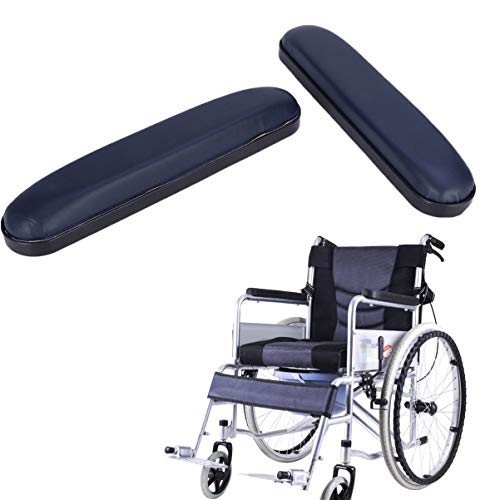 Healifty 2PCS Wheelchair Arm Rest Comfort Covers Universal Arm Pads