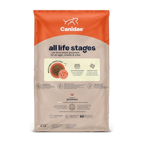 Canidae All Life Levels Premium Dry Canine Meals for All Breeds, Multi-Protein Recipe with Hen, Turkey & Lamb Meals Recipe, 40 lbs, For All Ages & Multi-Canine Houses Canidae All Life Levels Premium Dry Canine Meals for All Breeds, Multi-Protein Recipe with Hen, Turkey & Lamb Meals Recipe, 40 lbs, For All Ages & Multi-Canine Houses