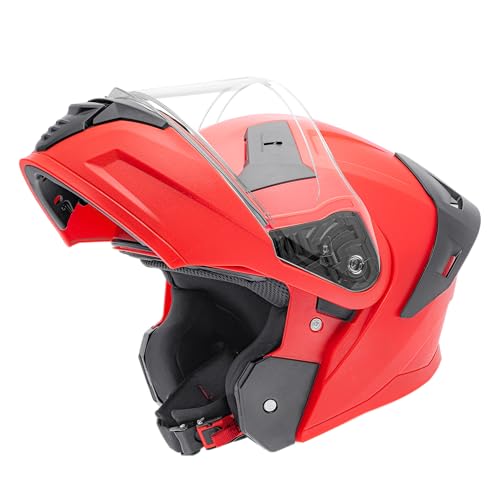 Image of GLIDERS Vortex with Spoiler Flip-Up Full Face Helmet with Clear Visor