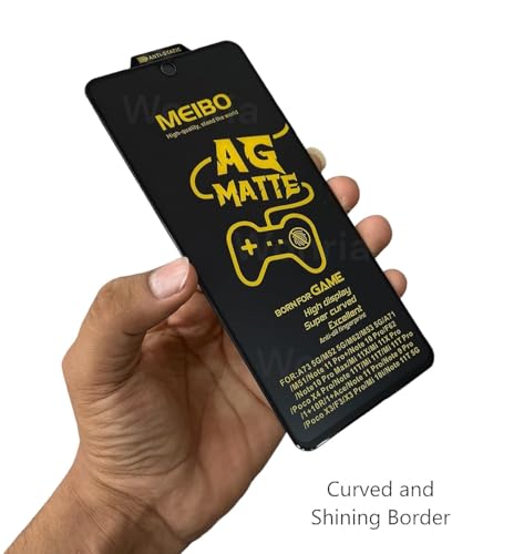 Image of WonRia Pack 1- Matte Screen Guard Protector for Motorola Edge 60 Stylus 5G Matte Tempered Glass Edge to Edge [Anti-FingerPrint | Anti-Glare | Shinning Border] - (Made of Glass)