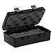 Xikar Cigar Travel Carrying Case, Holds Up to 10 Cigars, Made of ABS Molded Plastic, Includes 1 Humidifier, Watertight, Crushproof, Airtight, Black