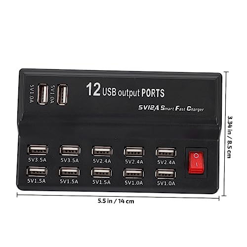 Cargador USB multipuerto con adaptador de carga rápida contra esperas 5