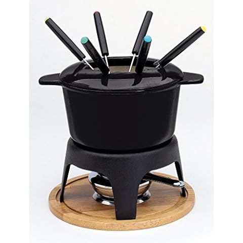 Baumalu 385051 - Juego de fondue de queso de hierro fundido Cover