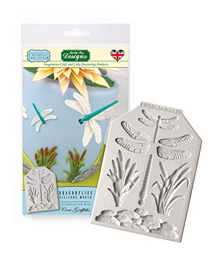 Katy Sue Designs Silicona para Tartas, moldes para Manualidades, Gris