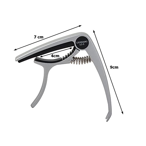Ducomi Capodastre guitare acoustique + 1 médiator – Capodastre professionnel pour cordes guitare classique, ukulélé… - Les Beatles, Paul McCartney, John Lennon, RIngo Starr, George Harrison Ducomi Capodastre guitare acoustique + 1 médiator - Capodastre professionnel pour cordes guitare classique, ukulélé… – Image 4