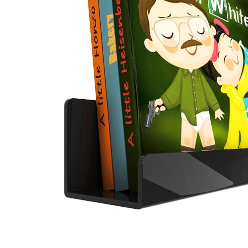 Estante magnético de acrílico con gran sujeción para libros y pizarras, pack de 2 8