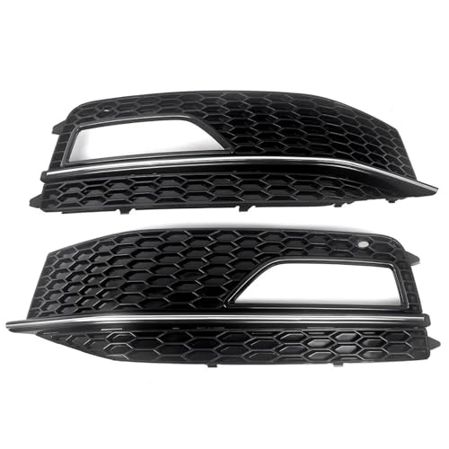 Rejilla de panal Audi A4 B8.5 S-Line con acabado cromado y diseño estilo RS4 (8K0807681)