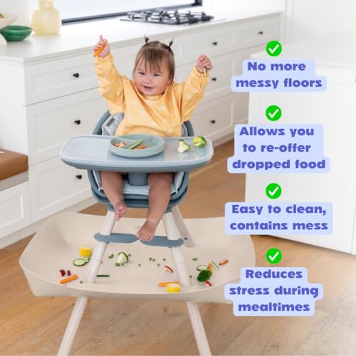 Image of CATCHY - Food Catcher - Compatible with Maxi-COSI Moa 8-in-1 High Chair + 12 Other High Chairs - Highchair Sold Separately - Baby & Toddler Food & Mess Catcher - Under High Chair Accessory | High Chair Food Catcher - High Chair Sold Separately - Baby & Toddler Food & Mess Catcher - Under High Chair Accessory