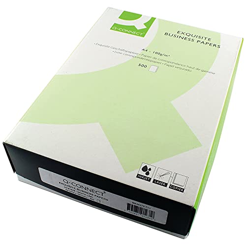 Image of Q-Connect A4 Business Paper, 100 gsm KF01435 - White, Pack of 500