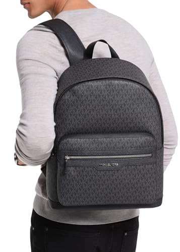 Michael Kors Men's Malone Backpack, Black, One Size