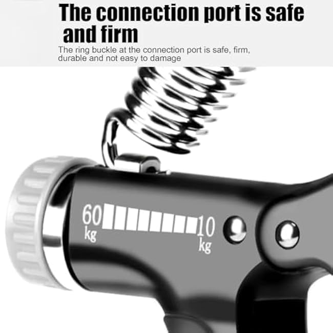 Adjustable Hand Grip Strengthener, Dual Pack with Counter, 10-132 lb Resistance Range, Black