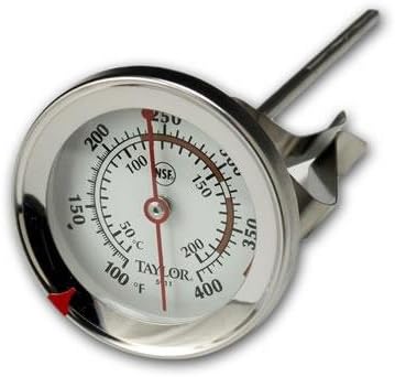 Taylor Classic Candy/Deep- Fry Thermometer 100 To 400 Deg F 2-1/4" Dia.