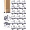 Rectangular Medium 24pcs Clear