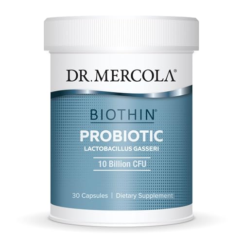 Dr. Mercola Biothin Probiotic - Lactobacillus Gasseri BNR17 - Supports Digestive Health & Metabolism - 30 Delayed-Release Capsules (30 Servings)