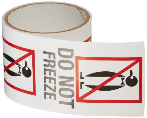 Image of TapeCase inchDo Not Freeze inch Label - 50 per Pack (1 Pack)