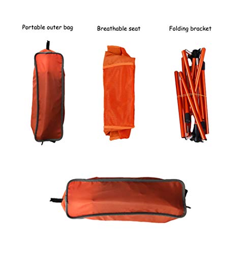 Chaise de camping pliable et compacte - Siège nomade léger pour pêche