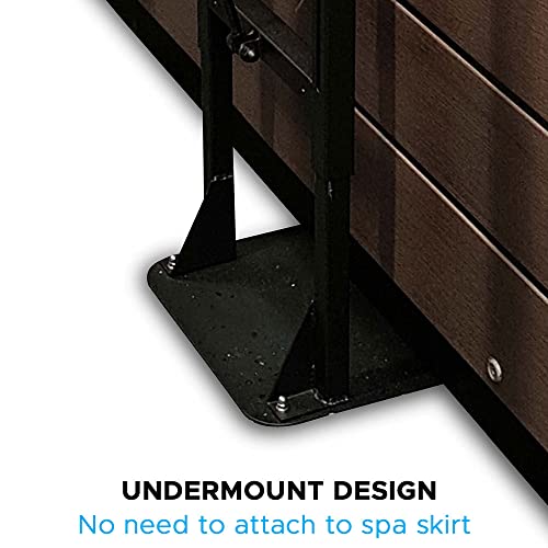 Puri Tech Cradle Cover Lift Undermount Cover Removal System for Hot Tub and Spa Black - Image 3