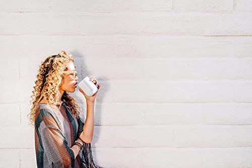 Amazon Renewed Ember Temperature Control Smart Mug 2, 14 Oz, White, 80 Min. Battery Life - App Controlled Heated Coffee Mug - Improved Design (Renewed), Cm191402Usr #TOP6