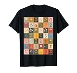 Colcha Patchwork Botánico con Flores, Rosas Camiseta