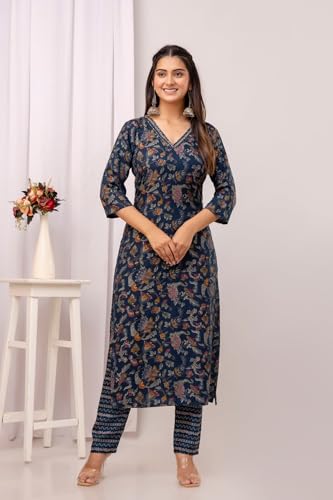 Image of Kalaanj Women Women Rayon Blend Kurta Set