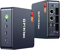 GMKtec M6 Ultra Gaming Mini-PC Ryzen 7640HS (Upgrade von 6600H/6800U), 32GB DDR5 RAM 512GB SSD, Dual NIC LAN 2.5GbE Desktop-PC für Büro & Zuhause, Triple 4K Display, WiFi 6, USB4, BT 5.2/DP/HDMI 2.0 – Ansicht 1