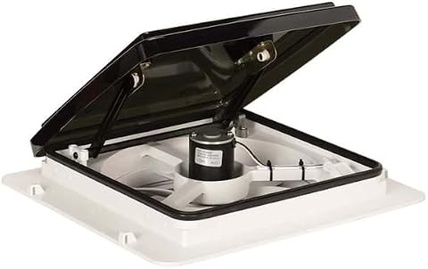 MAXXAIR Maxxfan Plus 1000301 - Cappa per tettuccio elettrico, in plastica, 37,5 x 38,3 cm, 10 livelli, colore: Nero