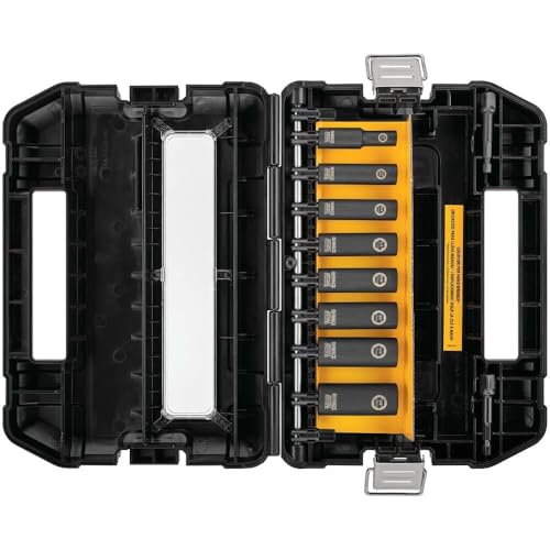 DEWALT Impact Socket Set, SAE, 3/8-Inch, 10-Piece (DW22838)