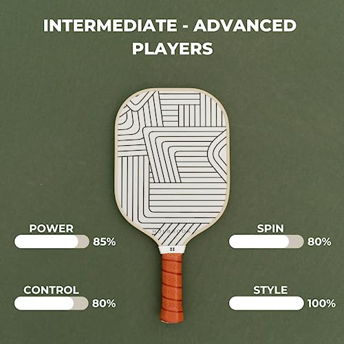 Raquette de pickleball performance pour contrôler le jeu au filet avec précision