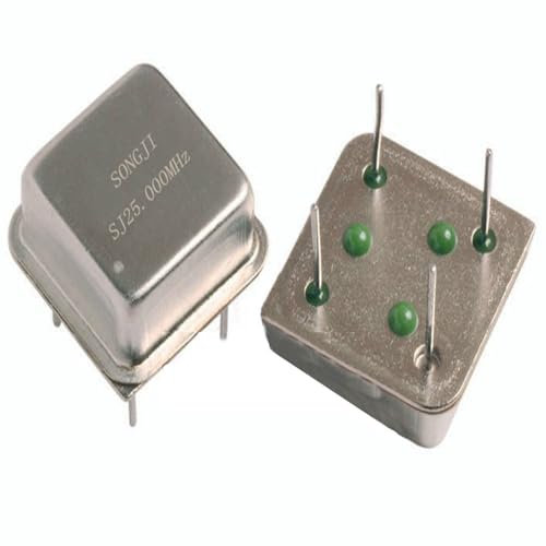 10pieces 500KHZ 500K 500.000KHZ in-line Active Crystal oscillator Clock Square Half Size DIP-4_