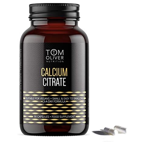 Tom Oliver Nutrition Calcium Citrate Supplement Cover