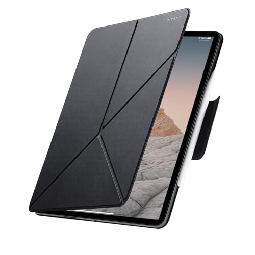 Housse de Protection iPad Pro 11 PITAKA MagEZ Premium en PU Cuir Noir Fin