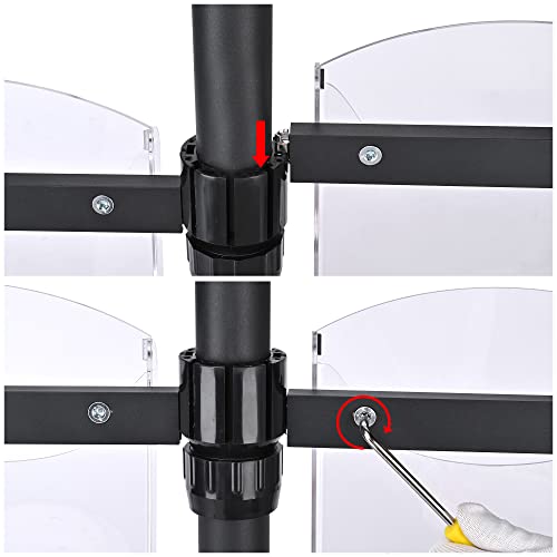 Winspin 36" Prize Wheel Tabletop Floor Stand Spinning Wheel W/Brochure Holders #TOP7