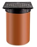 Schachtdeckel ist abnehmbar - Aufsatz UV stabilisiert