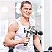 Massage Gun,Handheld Deep Muscle Massager,Cordless Vibration Massage Device Helps Relieve Muscle Soreness and Stiffness (Silver)