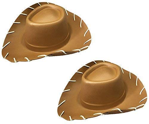 Quickdraw 2 X Enfants Marron Chapeau Cowboy Far West Eva Toy Story Accessoire Déguisement