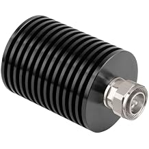 XRDS -RF 50W 4.3-10 Dummy Load, 50 Ohm 4.3-10 Mini DIN Male RF Dummy Load, 50W High-Power Terminator, Low VSWR, Wide Frequency Range 0-3 GHz for Telecom, Antennas, Testing