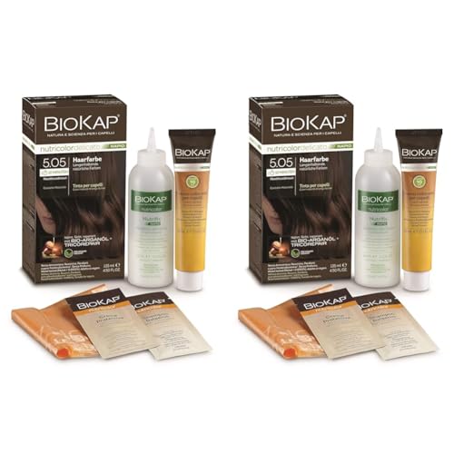 BIOKAP RAPID Permanente Haarfarbe 5.05 Haselnussbraun | NUR 10 MINUTEN