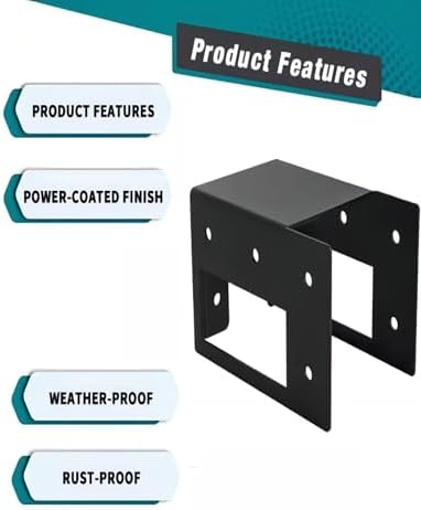 Adjustable Heavy Duty Firewood Storage Rack | Durable Steel Holder for Indoor/Outdoor Use | Powder Coated, Includes 2 Wood Screws for Easy Assembly