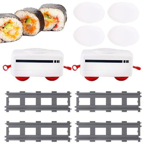 Train à sushi rotatif à piles pour rendre les repas des enfants de 4 ans ludiques