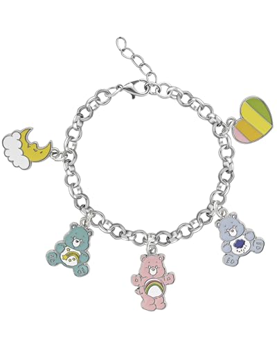 SALLY ROSE Care Bears Charm Bracelet Official License, 6.7