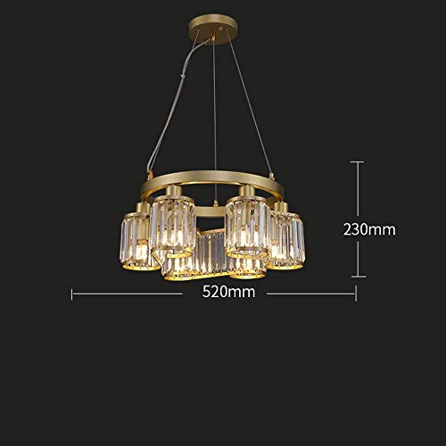 Lampes suspendues d'intérieur en cristal à base E27 polyvalente - 3