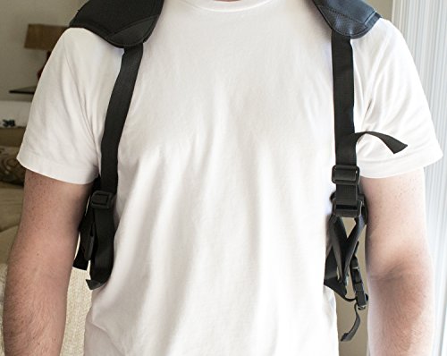 Shoulder Holster For 1911 9Mm & Glock Concealment - Ambidextrous Fit For Men With Big & Tall Comfort Adjustment #TOP5