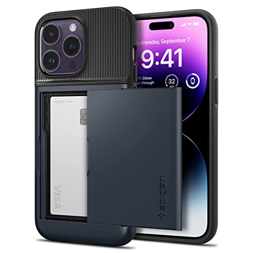 Spigen Slim Armor CS Designed for iPhone 14 Pro Max Case (2022) - Metal Slate