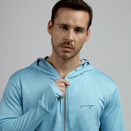 Image of BE SAVAGE Balaclava Sunscreen Jacket For Men