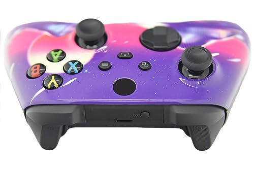 Image of ProControllers LLC Hand Airbrushed Fade Custom Controller Compatible with Xbox Series X /S & Xbox One (Series X /S Cyber Sky)