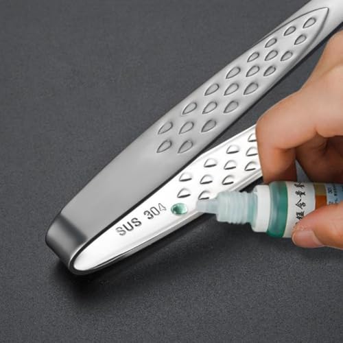 Stainless Steel Kitchen Tools Grill Tweezers Set to Elevate Your Cooking Experience (Silver)